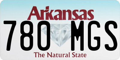AR license plate 780MGS