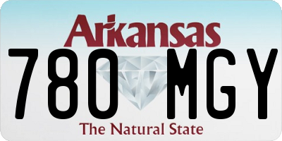 AR license plate 780MGY