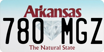 AR license plate 780MGZ