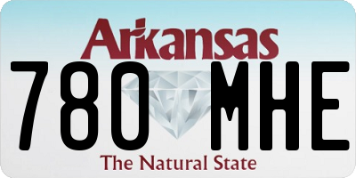 AR license plate 780MHE