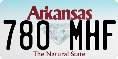 AR license plate 780MHF