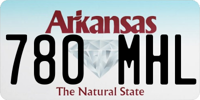 AR license plate 780MHL