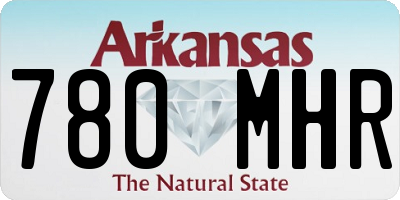 AR license plate 780MHR