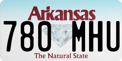 AR license plate 780MHU