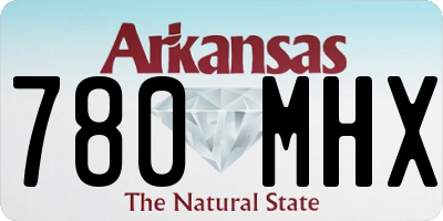 AR license plate 780MHX