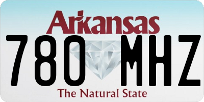 AR license plate 780MHZ