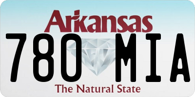AR license plate 780MIA