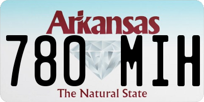 AR license plate 780MIH