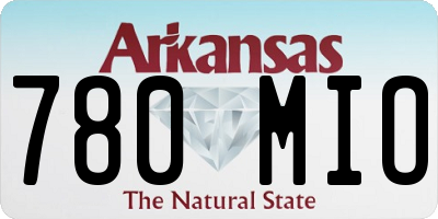 AR license plate 780MIO