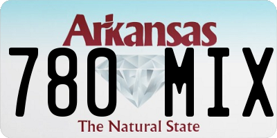 AR license plate 780MIX