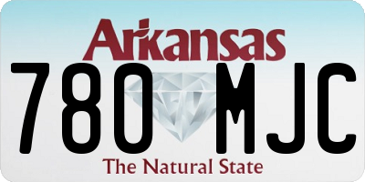 AR license plate 780MJC