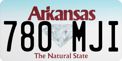AR license plate 780MJI