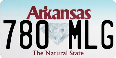 AR license plate 780MLG