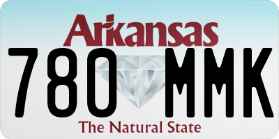 AR license plate 780MMK