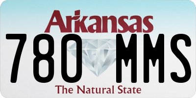 AR license plate 780MMS
