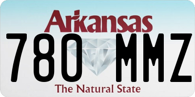 AR license plate 780MMZ
