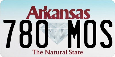 AR license plate 780MOS