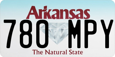 AR license plate 780MPY