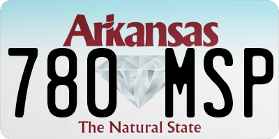 AR license plate 780MSP
