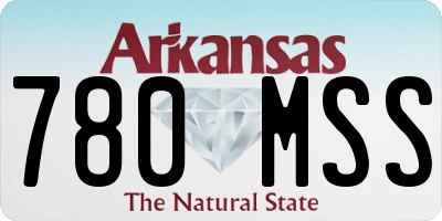 AR license plate 780MSS
