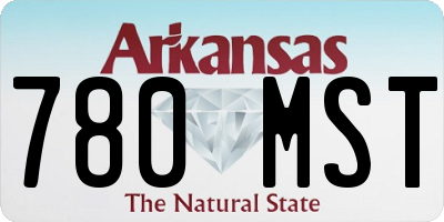 AR license plate 780MST