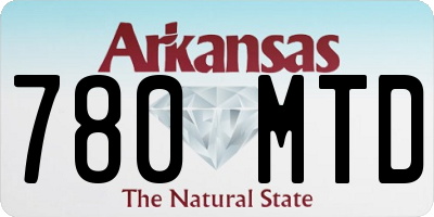 AR license plate 780MTD