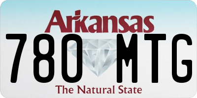 AR license plate 780MTG