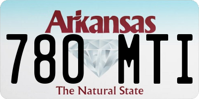 AR license plate 780MTI