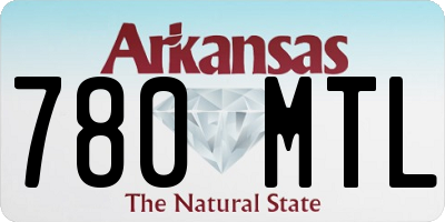AR license plate 780MTL