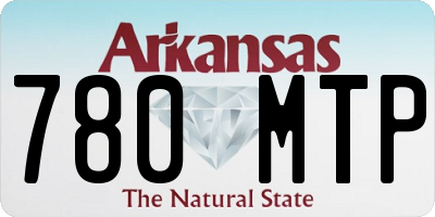 AR license plate 780MTP
