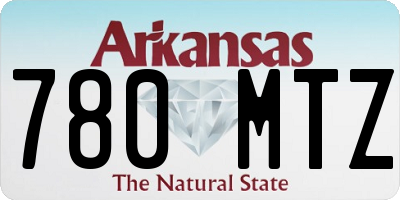 AR license plate 780MTZ