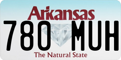 AR license plate 780MUH