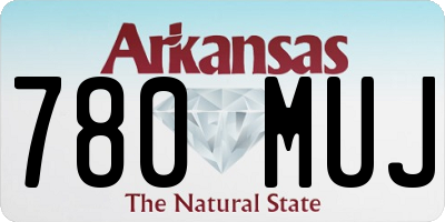 AR license plate 780MUJ