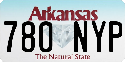 AR license plate 780NYP