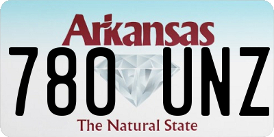 AR license plate 780UNZ