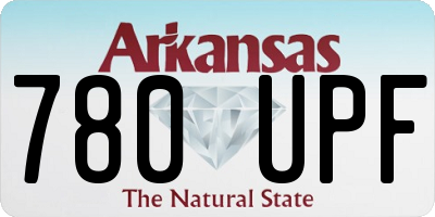 AR license plate 780UPF