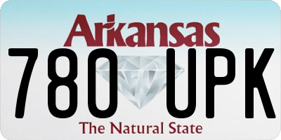 AR license plate 780UPK