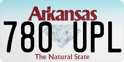 AR license plate 780UPL
