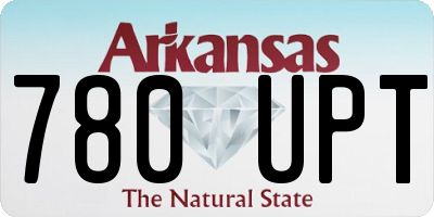 AR license plate 780UPT