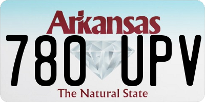 AR license plate 780UPV