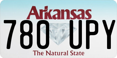 AR license plate 780UPY