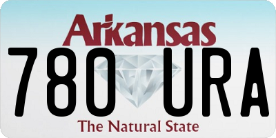 AR license plate 780URA