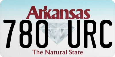 AR license plate 780URC