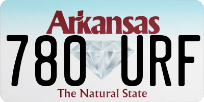 AR license plate 780URF