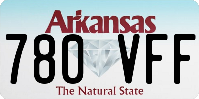 AR license plate 780VFF