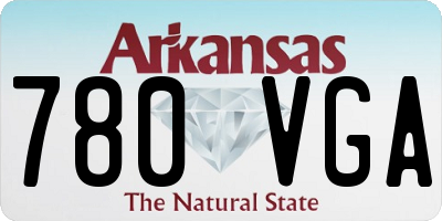 AR license plate 780VGA