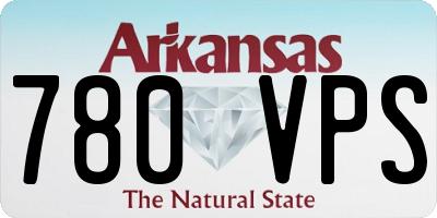 AR license plate 780VPS