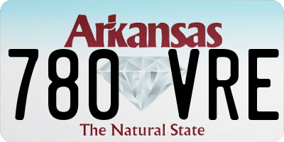 AR license plate 780VRE