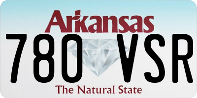 AR license plate 780VSR