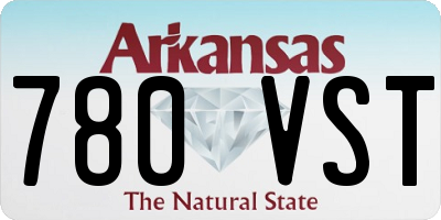 AR license plate 780VST